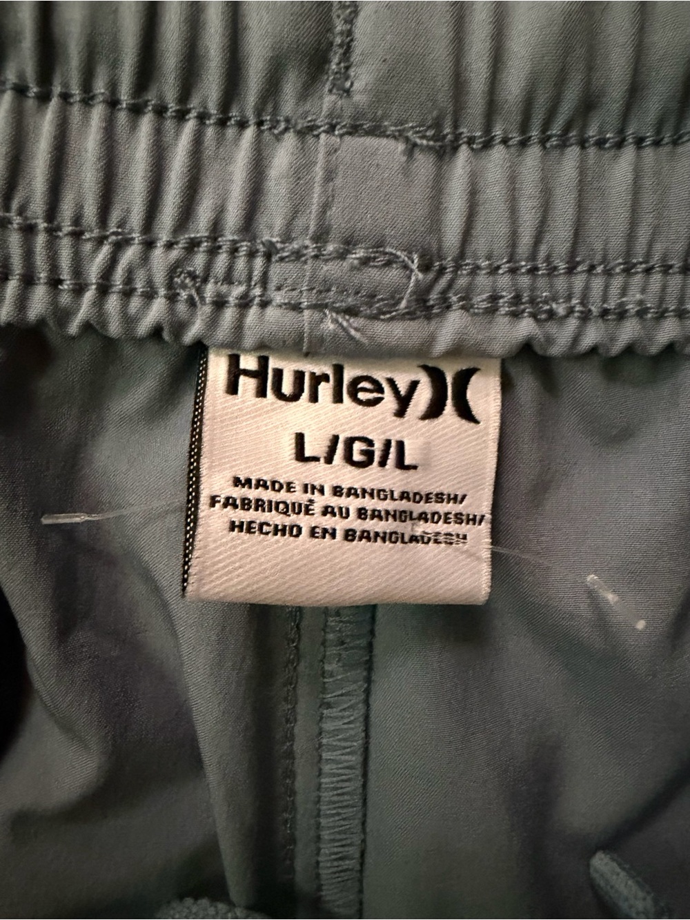 Hurley Light Blue Men's Joggers - Picture 2 of 5